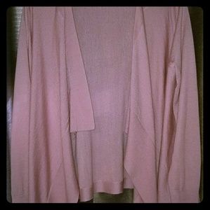 Loft pink cardigan
